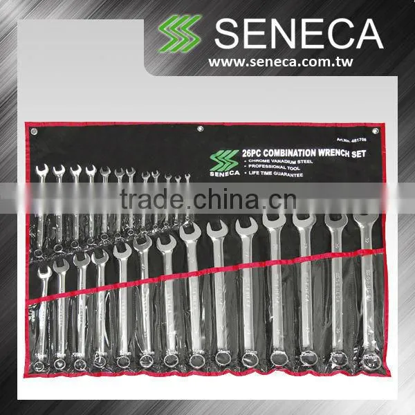 26pc Combination Wrench Set Long Type Metric Unit