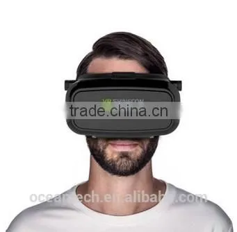OEM Factory 3D Wearable VR Box For Smartphone 3.7-6inch 3D Sexy Movie and Games