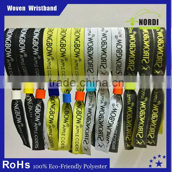 Single Cheap Custom Festival Woven Fabric Wristband for Events&smart Wristband photo-6