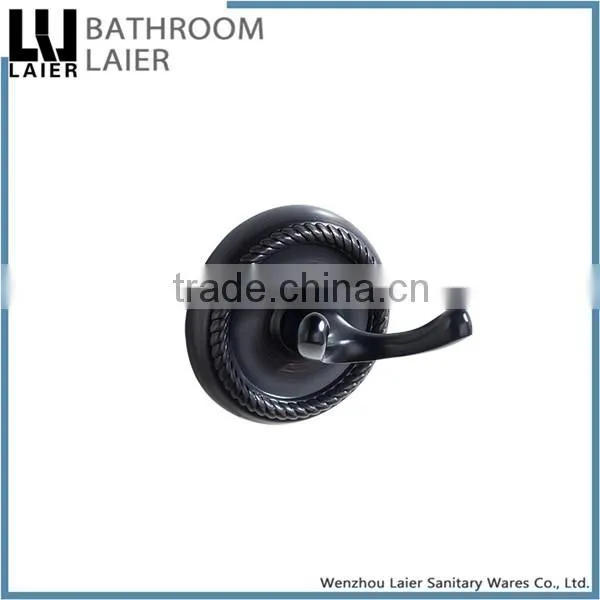 Customized Direct Marketing Factory Zinc Alloy ORB Finishing Bathroom Sanitary Items Wall Mounted Robe Hook photo-5