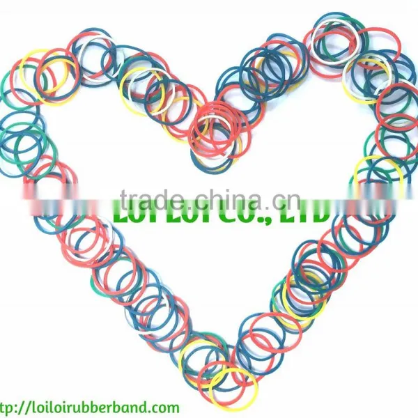 Supply Small Loom Rubber Bands - HOT Cheap Price Small Circular Loom Band Glitter Rubber Band Natural photo-6