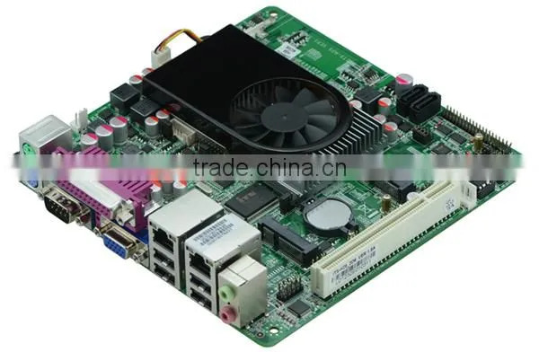 With Intel NM10 Chipset 12v Mini pc Motherboard Mini Itx D2550 Motherboard for Industrial