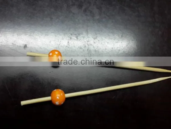 Craft Bamboo Fruit Stick Tooth Pick Disposable Eco-Friendly Fruit Stick photo-4