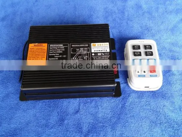 400W Electronic Police Ambulance Siren Amplifier photo-2