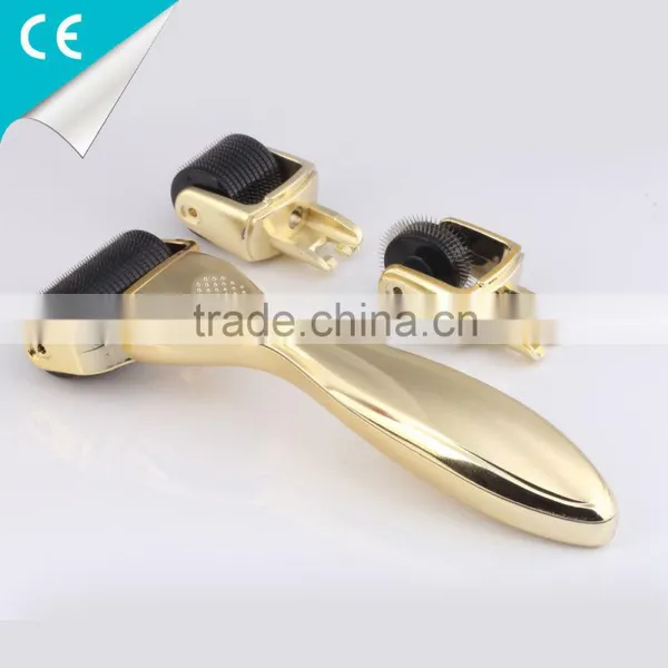 On Sale !!! 3 in 1 Professional Dermaroller/ 180/ 600 /1200 Pins Microneedle Derma Roller photo-2