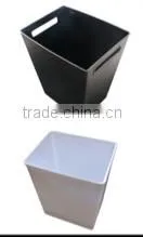 B7-1025 White Black Plastic Garbage Can Set photo-2