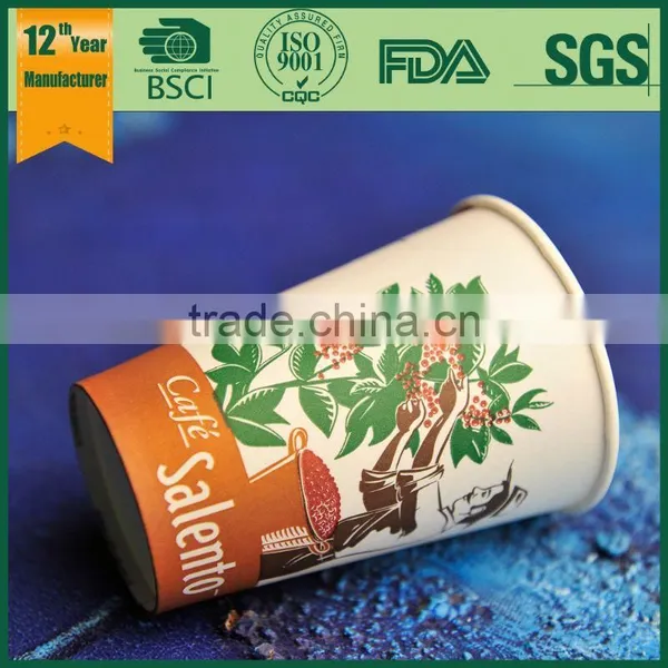 12oz Pla Paper Cup, Folding Paper Cup, 12oz Hot Drink Paper Cup photo-4
