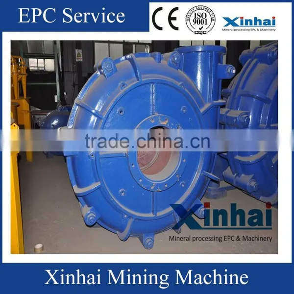 Xinhai Highly Corrosion Resistant Horizontal Pump , Slurry Pump For Mining Machine