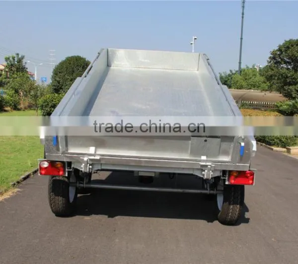Top 1 Quality Economic 10x5ft Hot Dipped Galvanized Hydraulic Heavy Duty Farm Used Tandem Trailers photo-2
