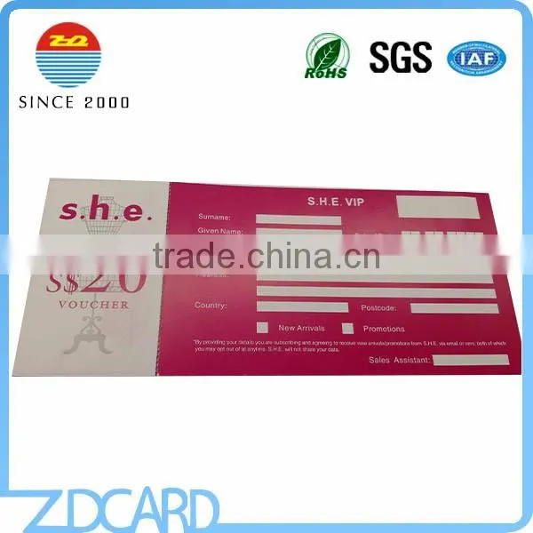 Cusomized Printing 13.56mhz Paper RFID Entrance Ticket photo-3