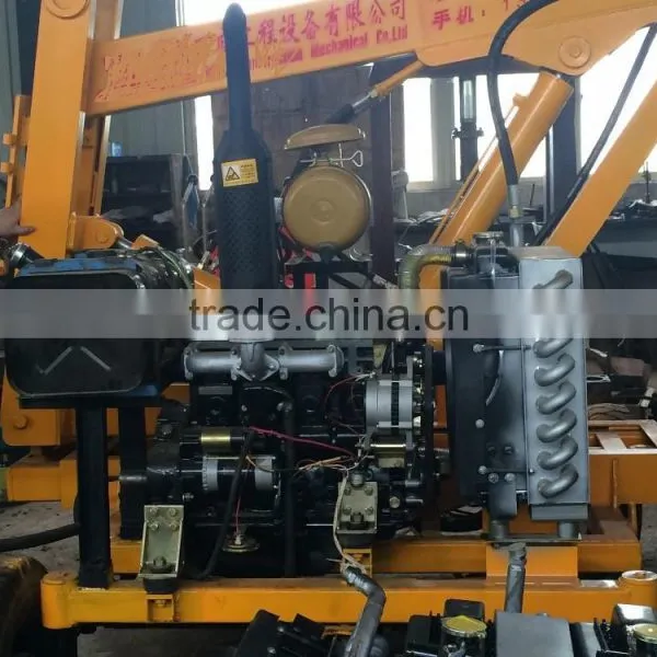 Hydraulic Pile Driver for Expressway Guardrail photo-5