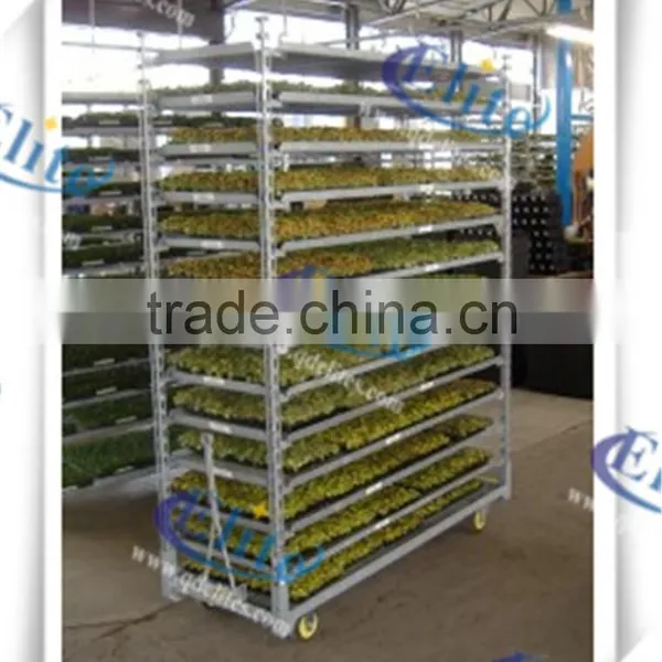 16 Nursery Flower Trolley, Garden Flower Trolley, Flower Transporter TC4622 photo-6