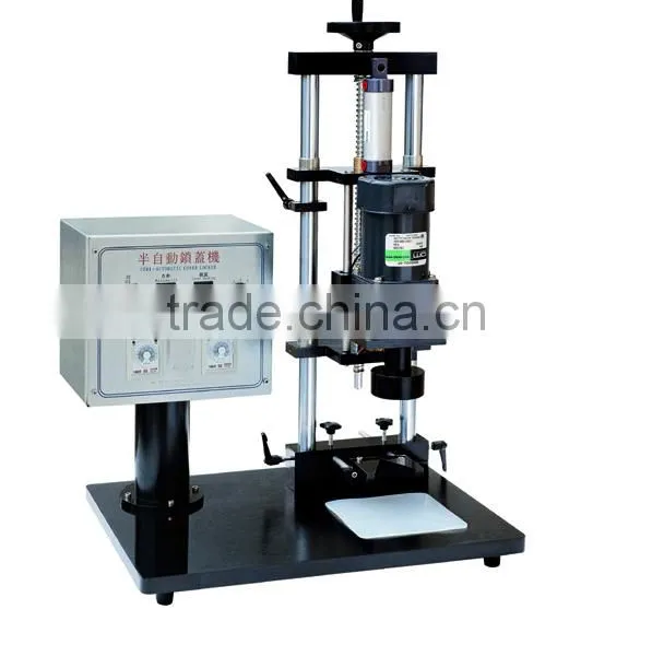 Semi-automatic Honey Jars Screw Capper Cap Cover Locking Capping Machine photo-2
