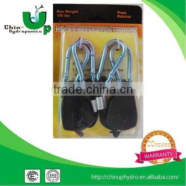 1/8" Adjustable Rope Lock Light Hanger Rope Ratchet/ Grow Light Hanger Yoyo Similar/ Heavy Duty Plant Hanger photo-5