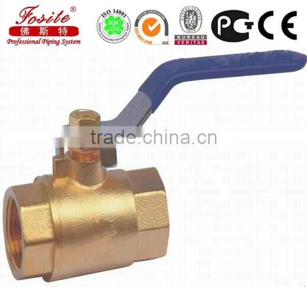 High Quality CE Cert Brass Ball Valve With Lron Handle