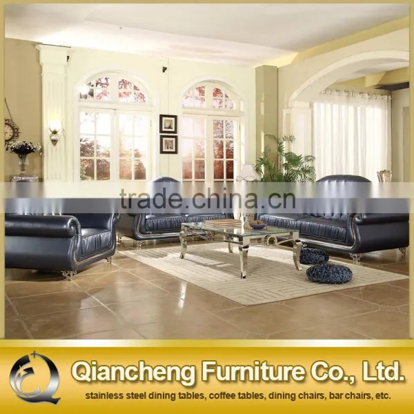 High Quality Stainless Steel Marble Top Coffee Table 817-1# photo-6