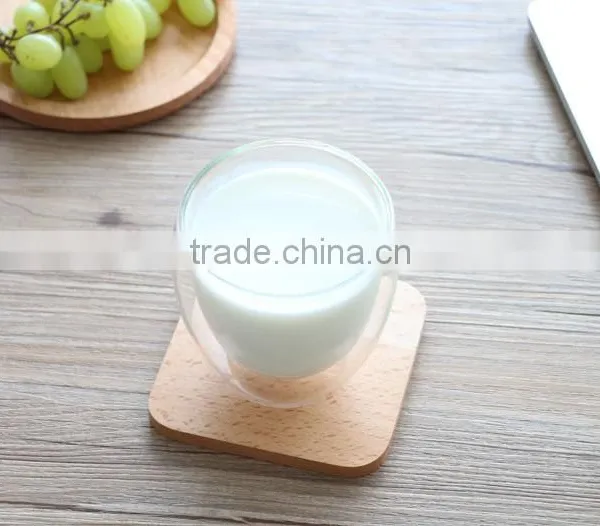 Best-selling Top Grade Natural-coloured Solid Beech Cup Mat photo-4