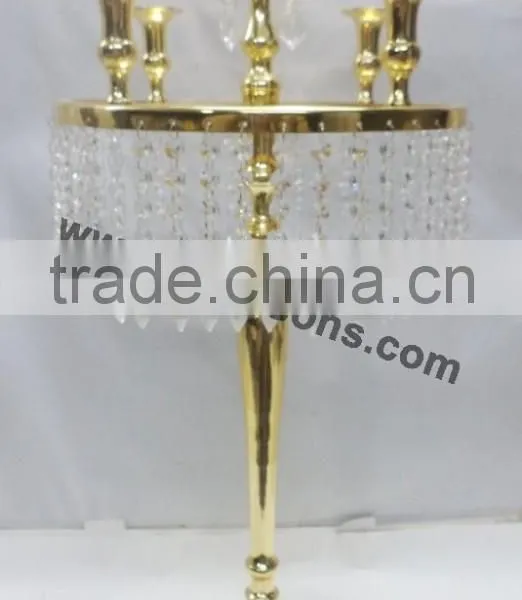 Golden Finish Aluminum Candelabra photo-5