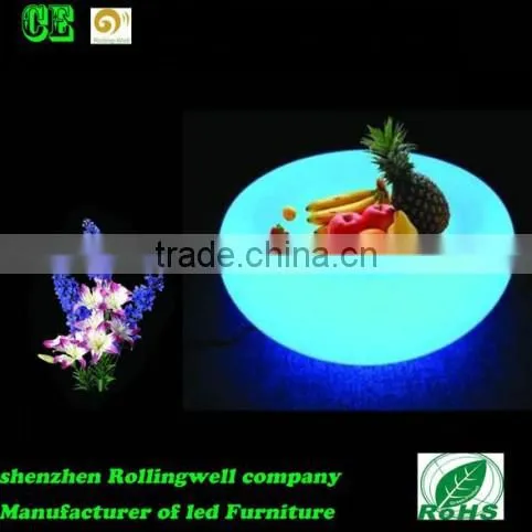High Quality CE ROHS Approved Led Fruit Plates /PE Plastic Light up Colorful Led Fruit Plate photo-4