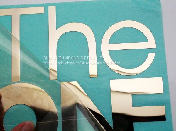 Custom Thin 3d Metal 3m Logo Stickers photo-4