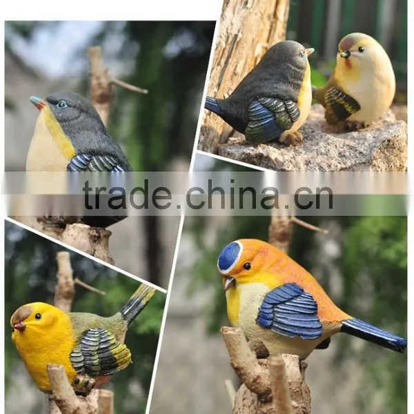 2017 Hotsell Cute Fat Bird Simulation Garden Ornaments photo-6
