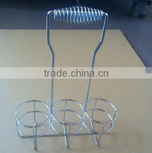 Wine Bottle Rack With Chrome Plating photo-2