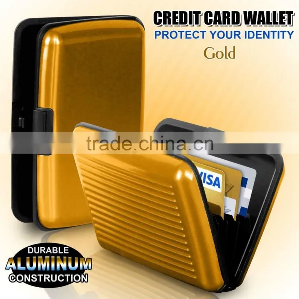 Aluminum Metal Waterproof Box Case Business Credit Card Holder Wallet photo-6