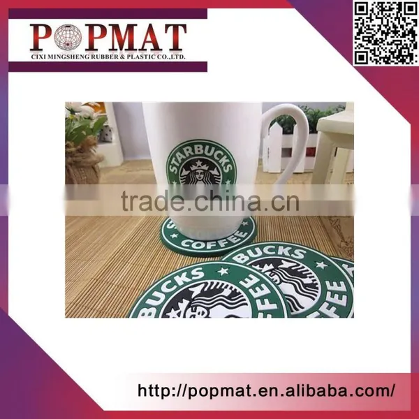 Low Cost Soft Pvc/ Rubber/ Silicone Coaster photo-5