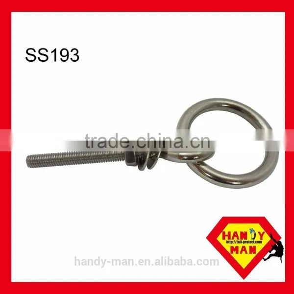 Hardware Accessory Stainless Steel 304 Ring Bolt With One Nut and One Washer photo-3