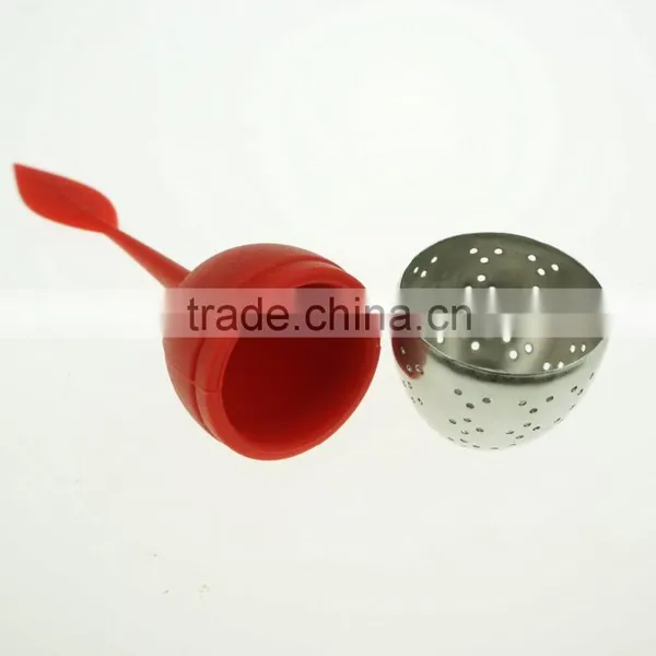 16088 Leaf Shape Silicone Tea Infuser, Silicone Tea Strainer photo-6