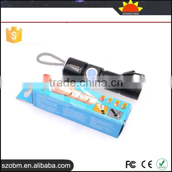 New Arrival XPG-R5 LED 250 Lumens 3 Mode Powerful Flashlight,fast Track Flashlight Torch photo-4
