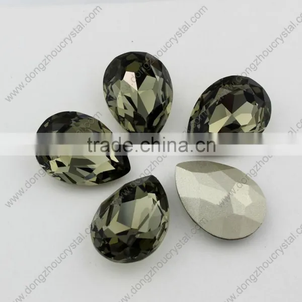 K9 Crystal Drop Colorful Crystal Fancy Stone For Wedding Dresses photo-2