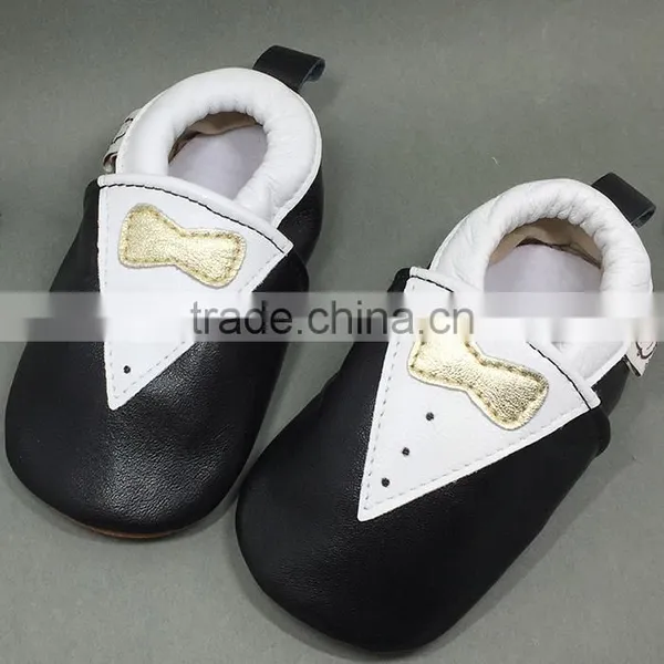 Soft Leather Infant Shoe,rubber Baby Shoes,happy Toddler Boots Leather Baby Shoes 2017 photo-4