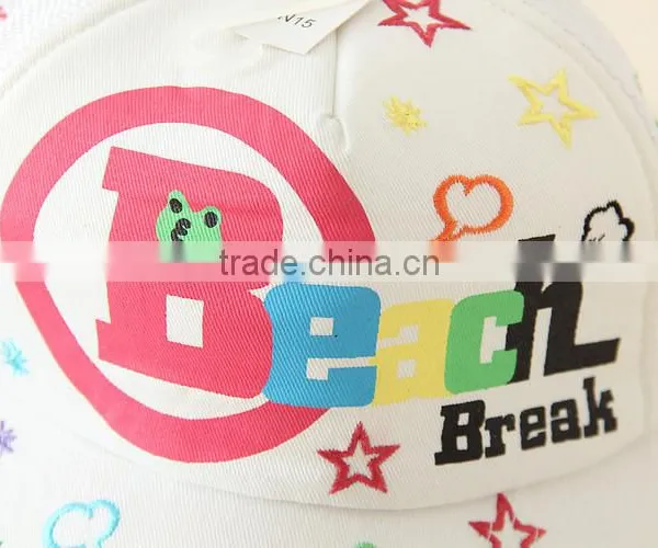2015 New Design Star Printing Image Children Cap for Children photo-5