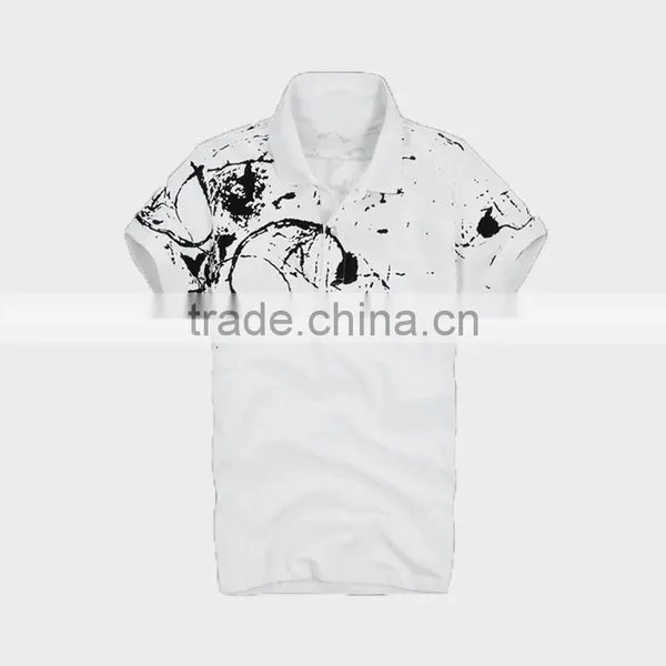 2015 Men's Polo Shirt With All Over Print photo-3
