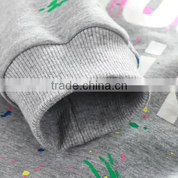 High Quality Pullover Long Sleeve t Shirt Children Sports Clothes Sets photo-5