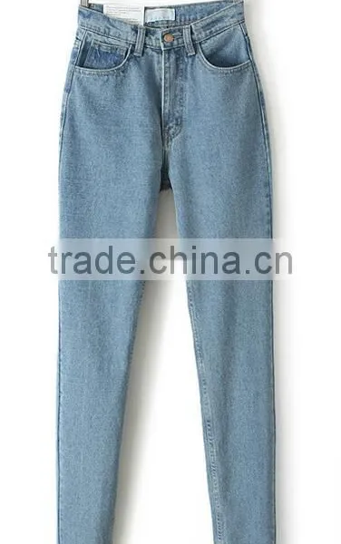 Runwaylover EY0632P New Fashion 2017 Women High Waist Vintage Haren Denim Jeans photo-3