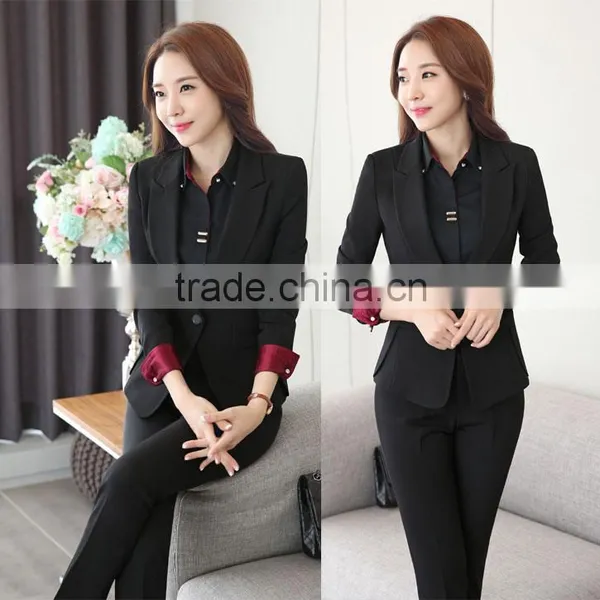 Work Uniforms Elegant Design Lady Office Uniform for Women photo-3