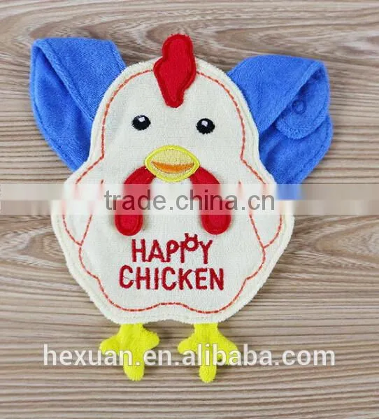 12 Designs Stocked ,animal Fancy Baby Bibs , Cheap Cotton Baby Bib photo-4