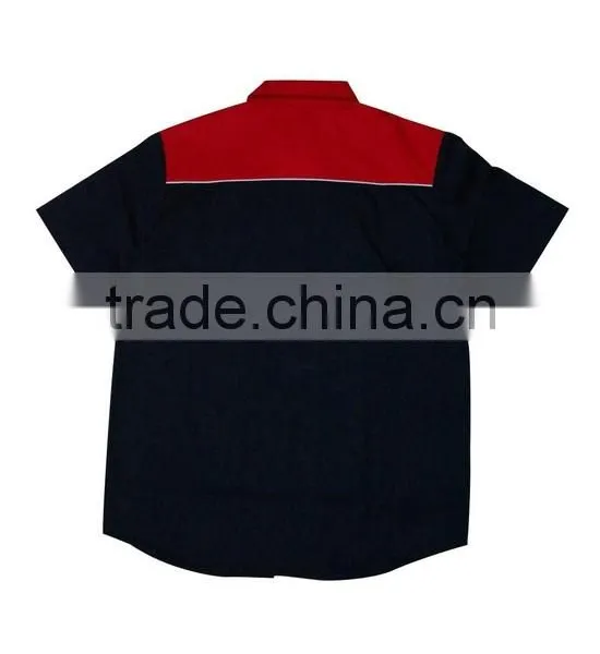 Blue Red Workwear Uniform Shirt Engineer Uniform photo-6