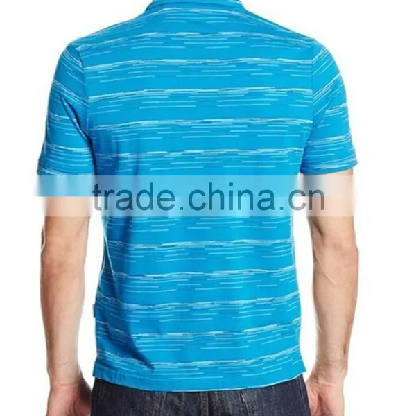China Factory Custom Polo Shirts Hot-selling Stripe T-shirt Polo Shirts photo-3