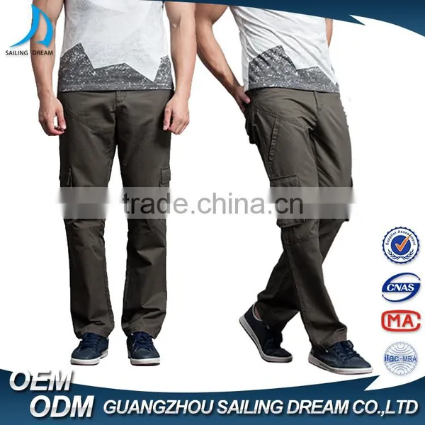 High Quality Bulk Wholesale Cheap 100% Cotton Work Trousers Pants European Style Mens Chino Pants photo-2
