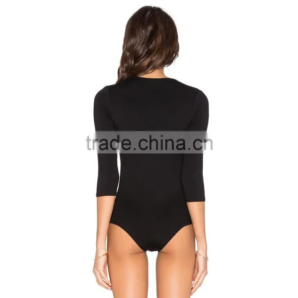 Lace Up Style Full Body Black Fishnet Stockings photo-4