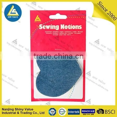 Heart Shaped Different Colors Custom Iron on Denim Patches photo-4