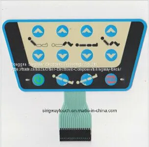 Customize High Sensitivity Metal Dome 3m Adhesive Membrane Switch