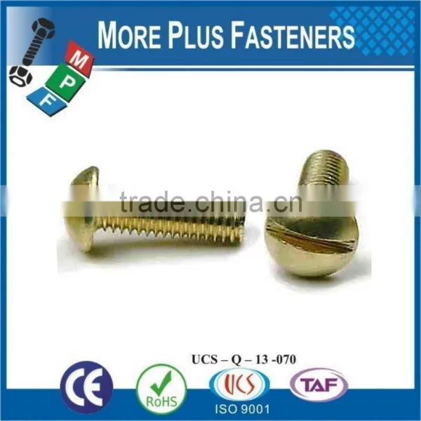 Made in Taiwan Brass Material Contact Screw Machine Screw Tapping Screw photo-5