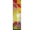 Art Glass,Sculptural Glass--Red Leaves and White Flower