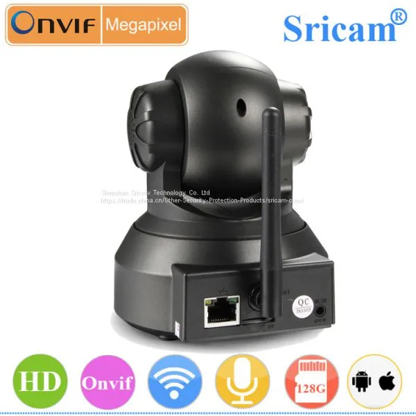 Sricam SP005 HD720p 1.0MP Smart Pan/Tilt IP Camera Wifi Surveillance Camera White photo-5