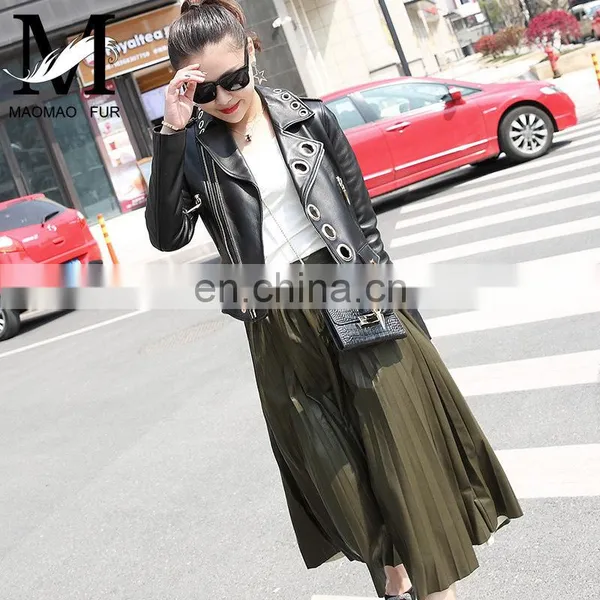 Custom Design Women Black Leather Jacket Custom Made Leather Jacket photo-4