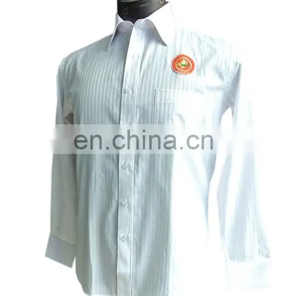 Hot 100% Cotton Men's Long-Sleeve High Quality Formal Dress Shirt photo-2